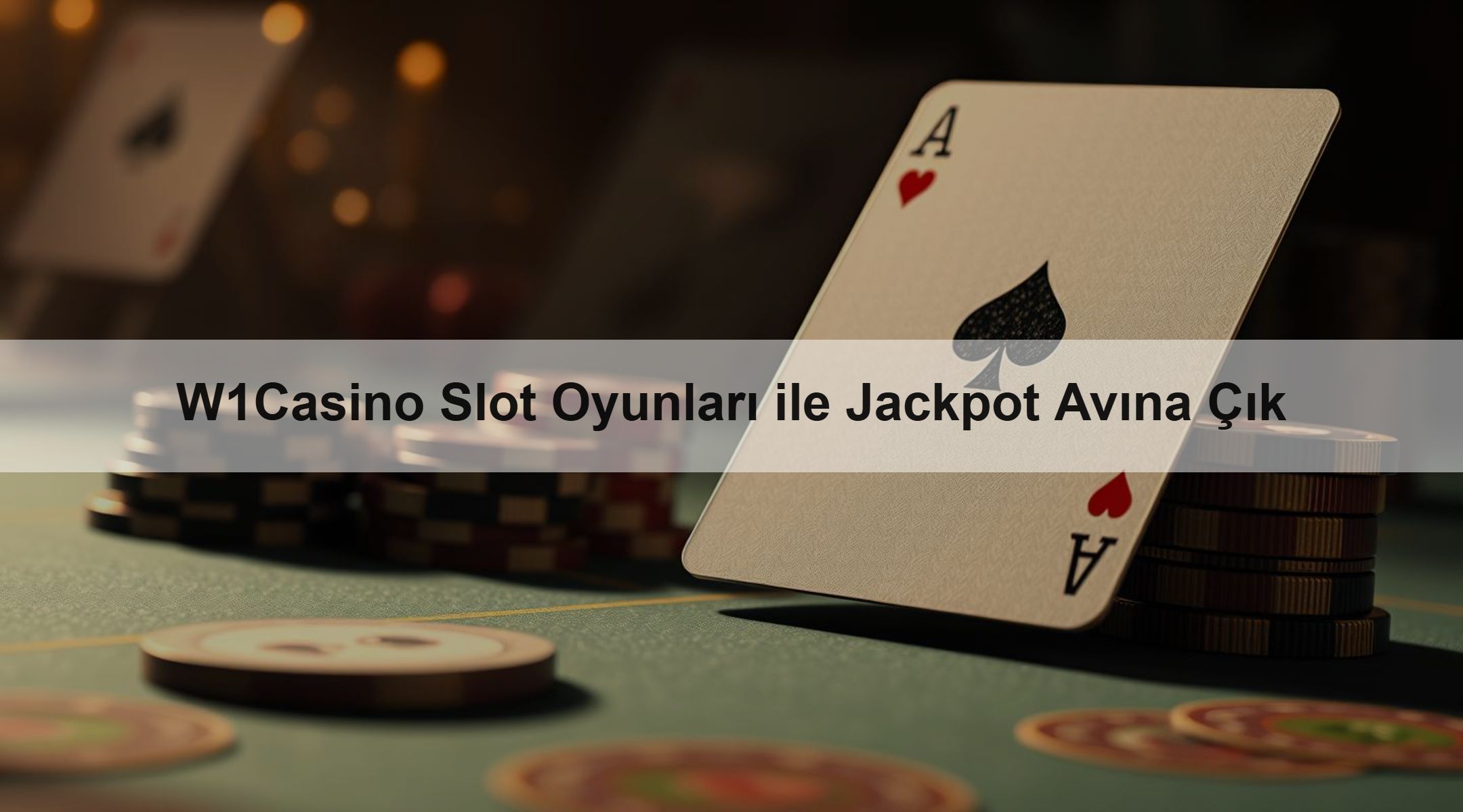 W1Casino Slot Oyunları ile Jackpot Avına Çık